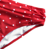 Scoop Red And White Polk Dot