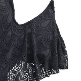 Black Lace Ruffle