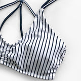 Navy And White Stripe